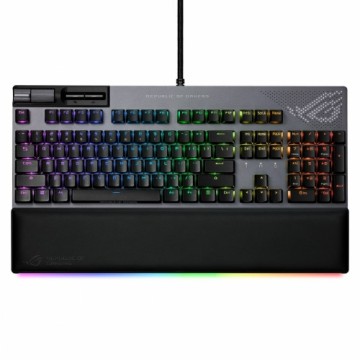 Игровая клавиатура Gaming Asus ROG Strix Flare II Animate Испанская Qwerty Чёрный Серый