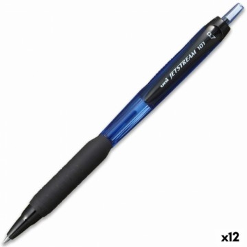 Šķidrās tintes pildspalva Uni-Ball Jetstream SXN-101-07 Zils 0,7 mm (12 gb.)