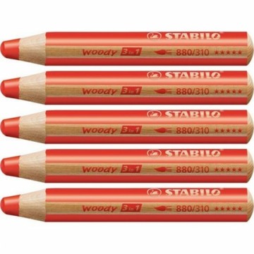 Colouring pencils Stabilo Woody 3-in-1 (5 Units)