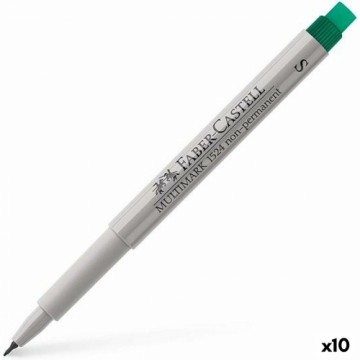 Фетр Faber-Castell Multimark 1524 Зеленый (10 штук)