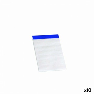 Notepad ENRI White A6 80 Sheets 4 mm (10 Units)