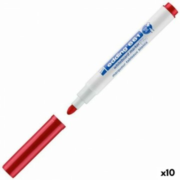 Whiteboard marker Edding 661 Red Whiteboard (10 Units)