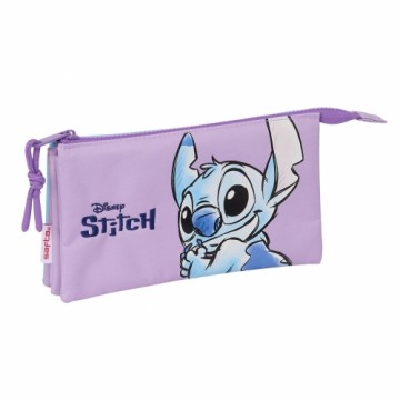 Triple Carry-all Stitch Sweet Blue Lilac 22 x 12 x 3 cm