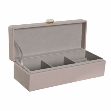 Jewelry box Home ESPRIT Light Pink 28,5 x 12,5 x 5,5 cm