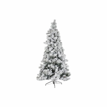 Christmas Tree DKD Home Decor White Green Polyethylene Snowfall 140 x 140 x 210 cm