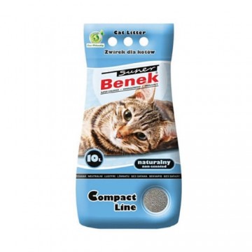 Certech smiltis kaķu tualetēm bez aromāta Compact Line Super Benek 10 L