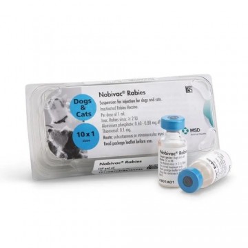 Msd Animal Health Vakc. Nobivac Rabies 1D N10*