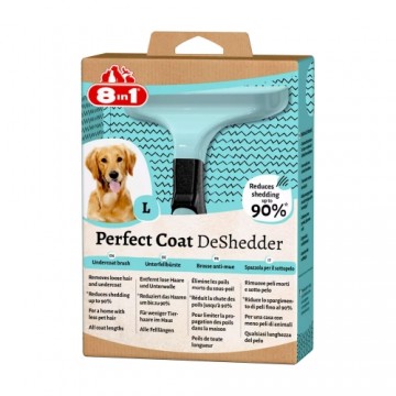 8 In 1 Pet Products Gmbh 8in1 pavilnas ķemme suņiem "Perfect Coat DeShedder Dog" L