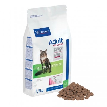 HPM Cat Adult salmon Neuter.&entire 1.5 kg