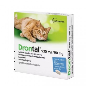 Vetoquinol Drontal kaķiem tbl. N2*