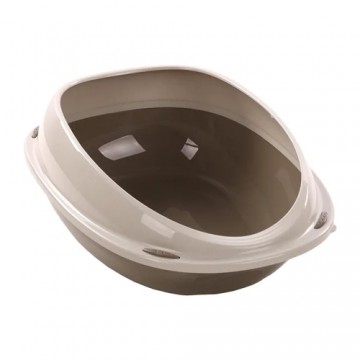 FLMG Tualete Kaķiem Jota Taupe, plastmasas L 39.5x56.5x19.5 cm 561420