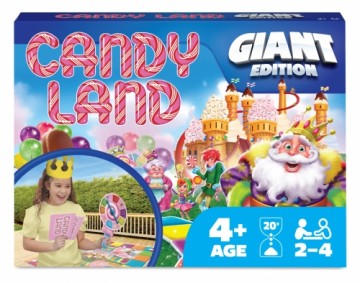 SPINMASTER GAMES galda spēle Giant Candyland, 6063157