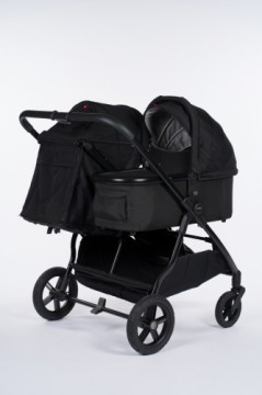 MAST SWISS double seat stroller M.TWIN X, onyx, MA-MTX-ONX-23