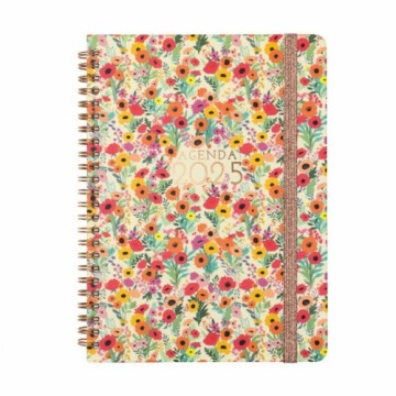 Diary Finocam YOU A5 15,5 x 21,2 cm 2025 Floral