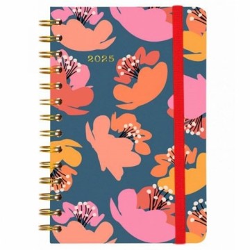 Diary Finocam YOU 11,7 x 18,1 cm 2025 Floral