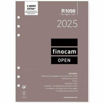 Замена повестки дня Finocam OPEN R1098 1000 2025 15,5 x 21,5 cm