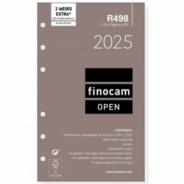 Замена повестки дня Finocam OPEN R498 400 2025 9,1 x 15,2 cm