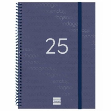 Diary Finocam YEAR Blue A5 15,5 x 21,2 cm 2025