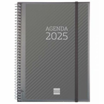 Diary Finocam Grey A5 15,5 x 21,2 cm 2025