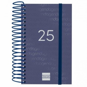 Diary Finocam YEAR Blue Mini 7,9 x 12,7 cm 2025