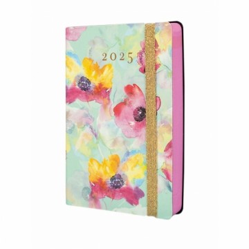 Diary Finocam FLEXI JOY 11,8 x 16,8 cm 2025 Floral