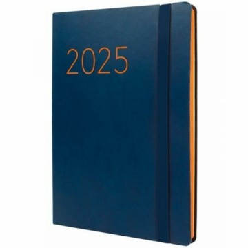 Diary Finocam FLEXI Blue A5 14,8 x 21 cm 2025 Smooth