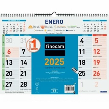 Wall calendar Finocam Multicolour Paper 2025 43 x 31 cm