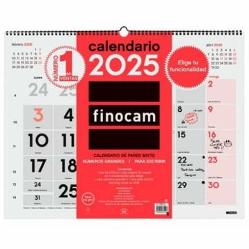 Wall calendar Finocam Paper 2025 54 x 42 cm