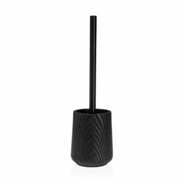 Toilet Brush Versa Black Resin Minimalist 11 x 37 x 11 cm