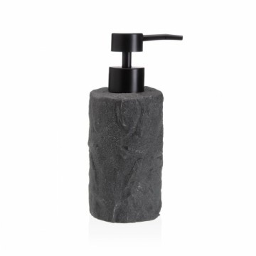 Soap Dispenser Versa Grey Resin Plastic Rock 7,5 x 17,5 x 7,5 cm