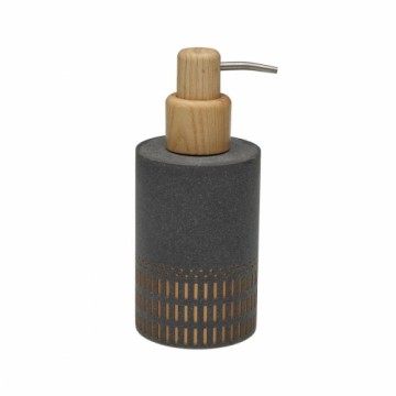 Soap Dispenser Versa Astrid Grey Resin Plastic 7,3 x 16,5 x 7,3 cm