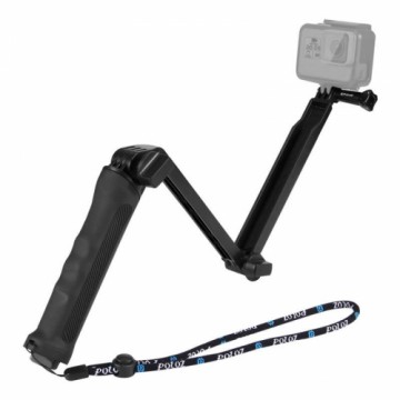 Puluz Folding Stick Selfie Stick|Tripod PU202 black