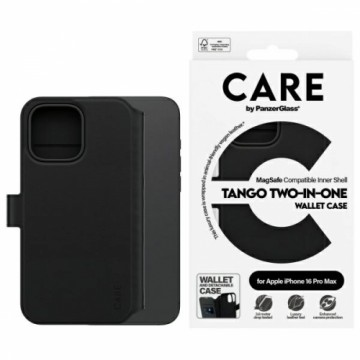 CARE by PanzerGlass Feature Tango 2in1    Wallet iPhone 16 Pro Max 6.9" MagSafe czarny|black 1332