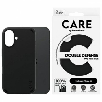 CARE by PanzerGlass Feature Double        Defense Case iPhone 16 6.1" czarny|black 1333