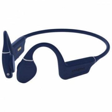 Creative Słuchawki bezprzewodowe          z przewodnictwem kostnym Outlier Free Pro granatowy|navy Bluetooth 5.3