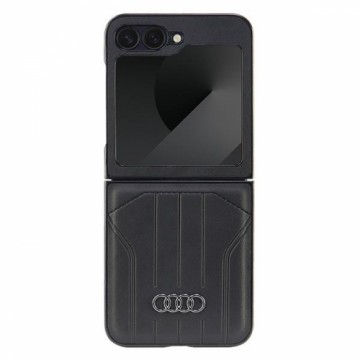 Audi Synthetic Leather MagSafe Z Flip6 F741 czarny|black hardcase AU-TPUPCFlip6-Q5|D1-BK