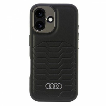 Audi Synthetic Leather MagSafe iPhone 16 Plus 6.7" czarny|black hardcase AU-TPUPCMIP16M-GT|D3-BK