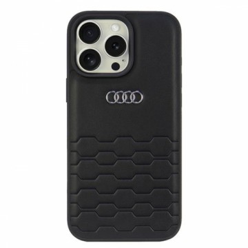 Audi Synthetic Leather iPhone 16 Pro Max 6.9" czarny|black hardcase AU-TPUPCIP16PM-GT|D2-BK