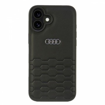 Audi Synthetic Leather iPhone 16 Plus 6.7" czarny|black hardcase AU-TPUPCIP16M-GT|D2-BK