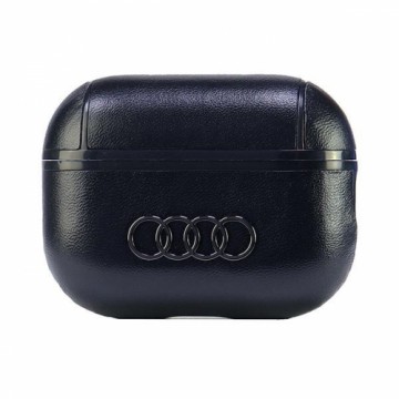 Audi Leather Big Logo AirPods Pro 2 cover czarny|black AU-APP2-GT|D3-BK