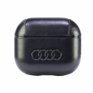 Audi Leather Big Logo AirPods 3 cover czarny|black AU-AP3-GT|D3-BK