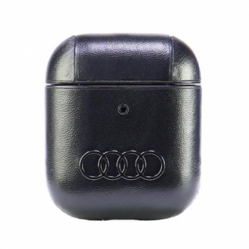 Audi Leather Big Logo AirPods 1|2 cover   czarny|black AU-AP-GT|D3-BK