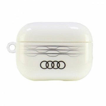 Audi IML Geometric Pattern AirPods Pro 2 cover biały|white AU-IMLAPP2-A6|D3-WE