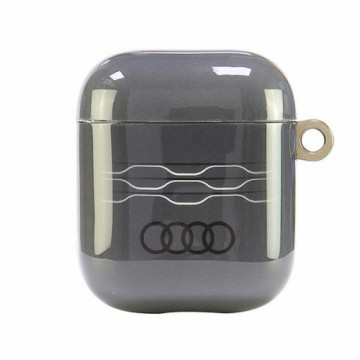 Audi IML Geometric Pattern AirPods 1|2    cover szary|gray AU-IMLAP-A6|D3-GY