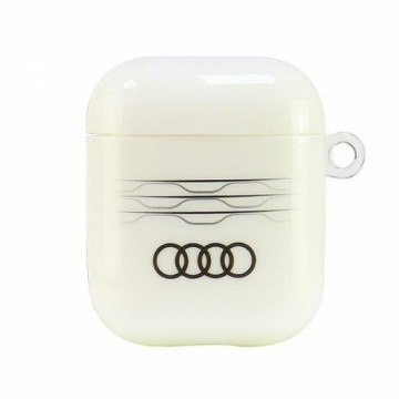 Audi IML Geometric Pattern AirPods        1|2,cover biały|white AU-IMLAP-A6|D3-WE