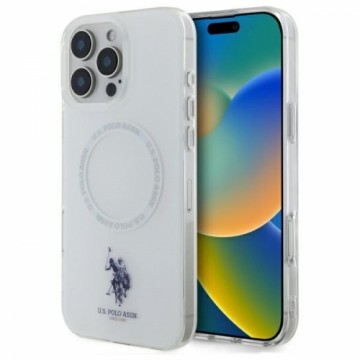 U.s. Polo Assn. US Polo USHMP16XHOCLDPW iPhone 16 Pro Max 6.9" biały|white IML Ring MagSafe