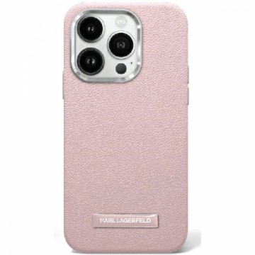 Karl Lagerfeld KLHMP16SPGMSRPP iPhone 16 6.1" różowy|pink hardcase FW Metal Plate MagSafe