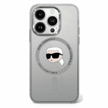 Karl Lagerfeld KLHMP16MHLSKIK iPhone 16 Plus 6.7" czarny|black hardcase IML Metal Karl Head MagSafe