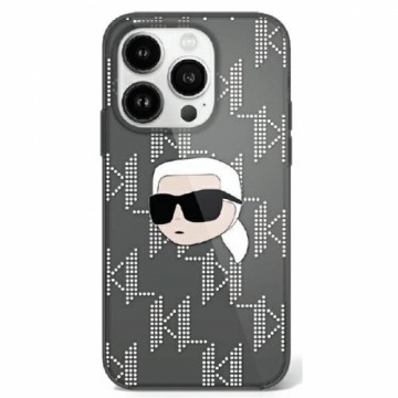 Karl Lagerfeld KLHCP16XHKLPKHK iPhone 16 Pro Max 6.9" czarny|black hardcase IML Karl Head Electroplated