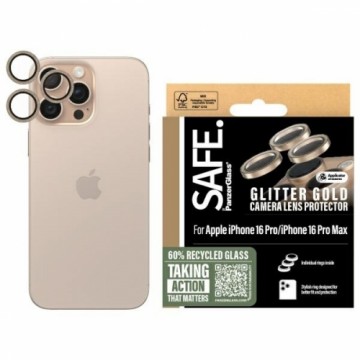 SAFE by PanzerGlass iPhone 16 Pro 6.3" | 16 Pro Max 6.9" Lens Protector złoty|glitter gold SAFE95895